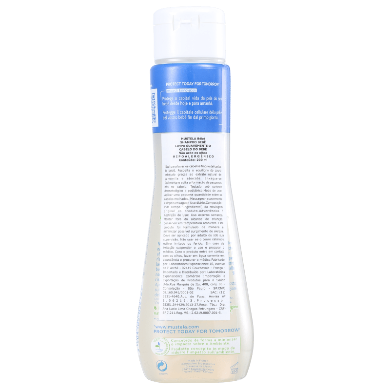 Mustela Bébé Shampooing Bébé - Shampoo 200ml