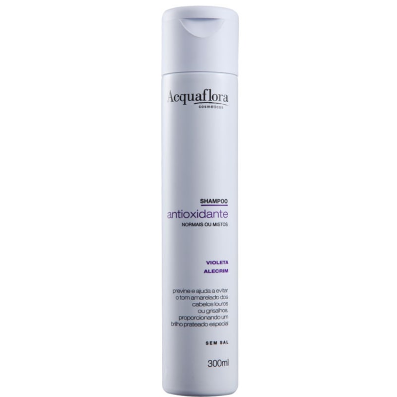 Acquaflora Antioxidante Normais ou Mistos - Shampoo 300ml