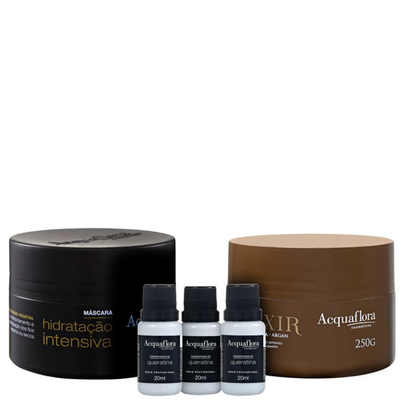 Acquaflora Cronograma Capilar Força e Maciez Kit (3 Produtos)