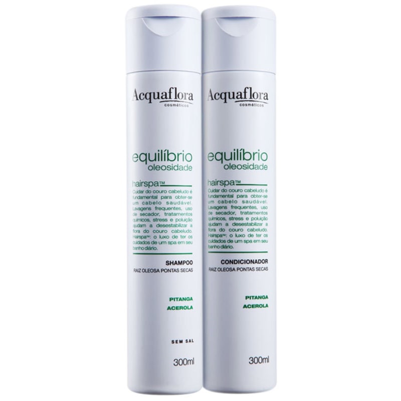 Acquaflora Equilíbrio Oleosidade Raiz Oleosa Pontas Secas Duo Kit (2 Produtos)