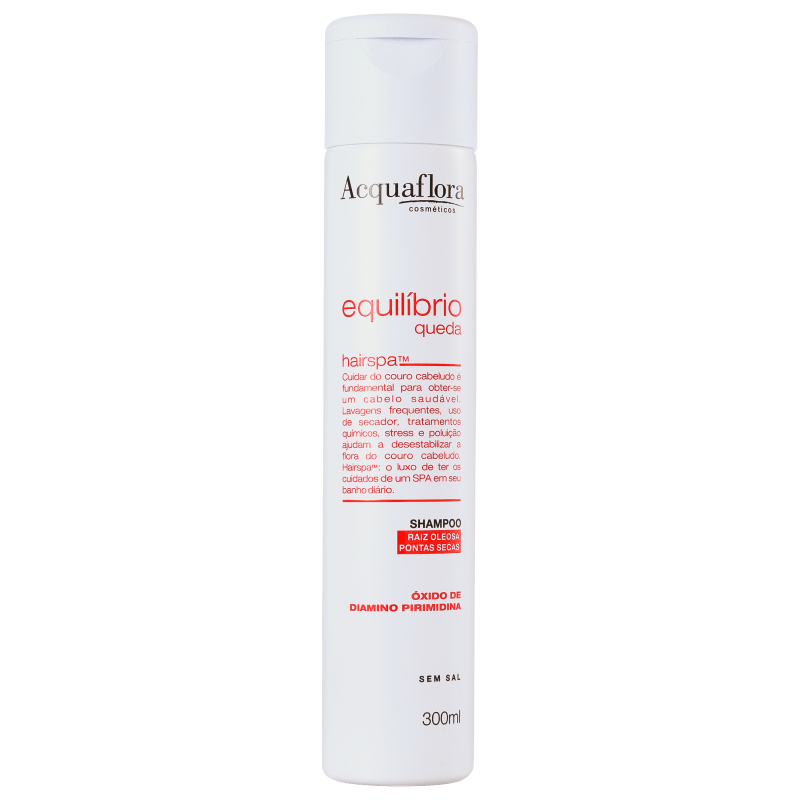 Acquaflora Equilíbrio Queda Raiz Oleosa Pontas Secas - Shampoo 300ml
