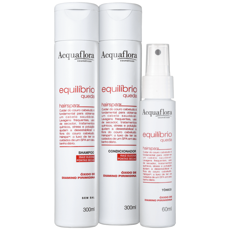 Acquaflora Equilibrio Queda Super Kit (3 Produtos)