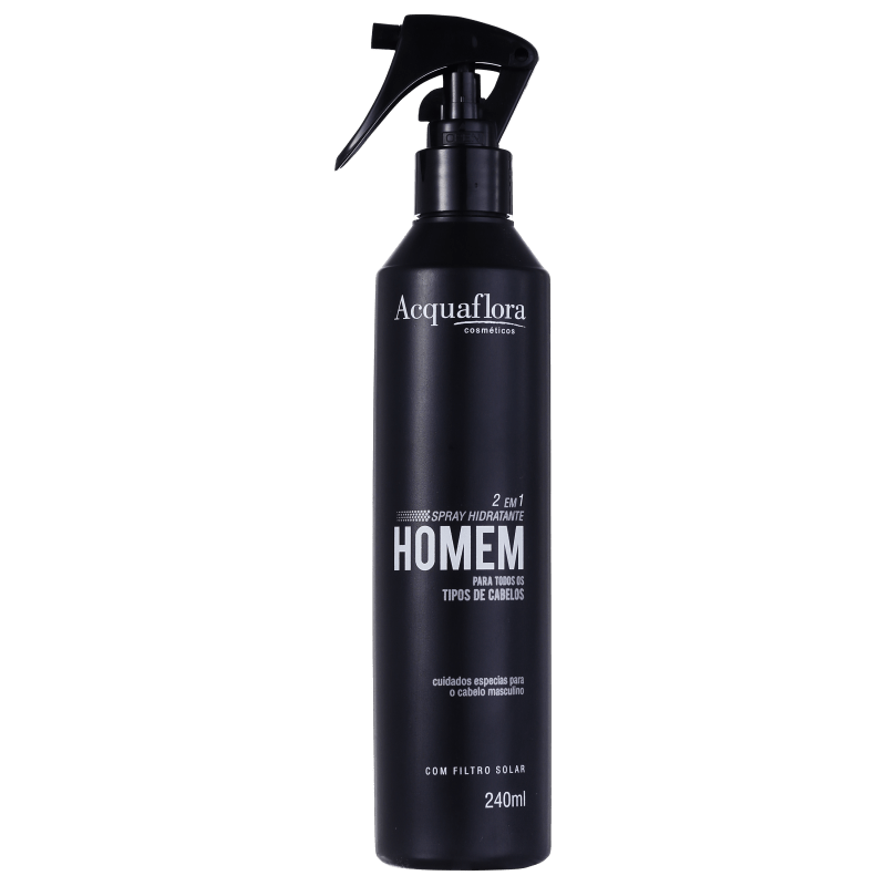 Acquaflora Homem Normais Spray Hidratante 2 Em 1 - Leave-In 240ml