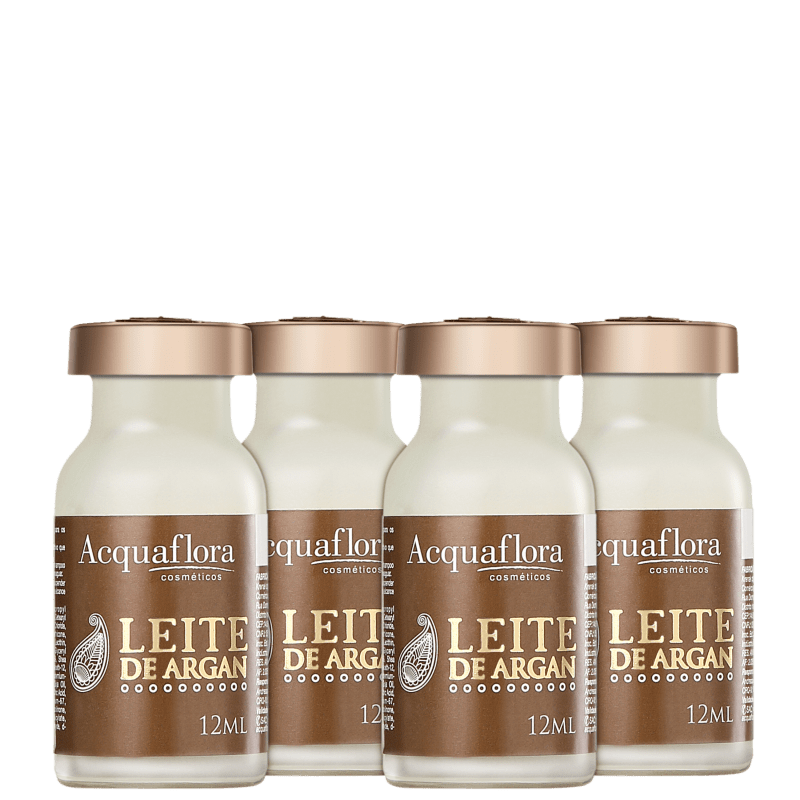 Acquaflora Leite de Argan - Ampola de Tratamento 4 x 12ml