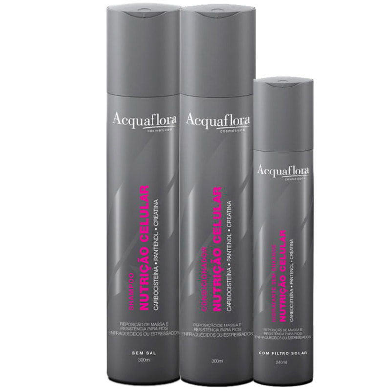 Acquaflora Nutrição Celular Hidratante Kit (3 Produtos)