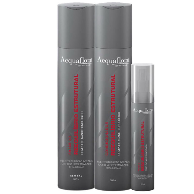 Acquaflora Reequilíbrio Estrutural Fluido (3 Produtos)