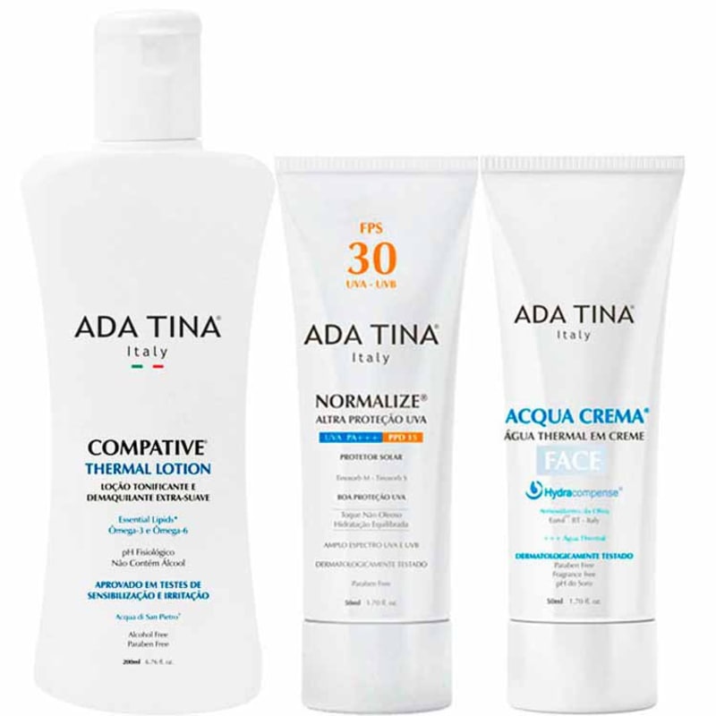 Ada Tina Acqua Normalize Thermal Kit (3 Produtos)