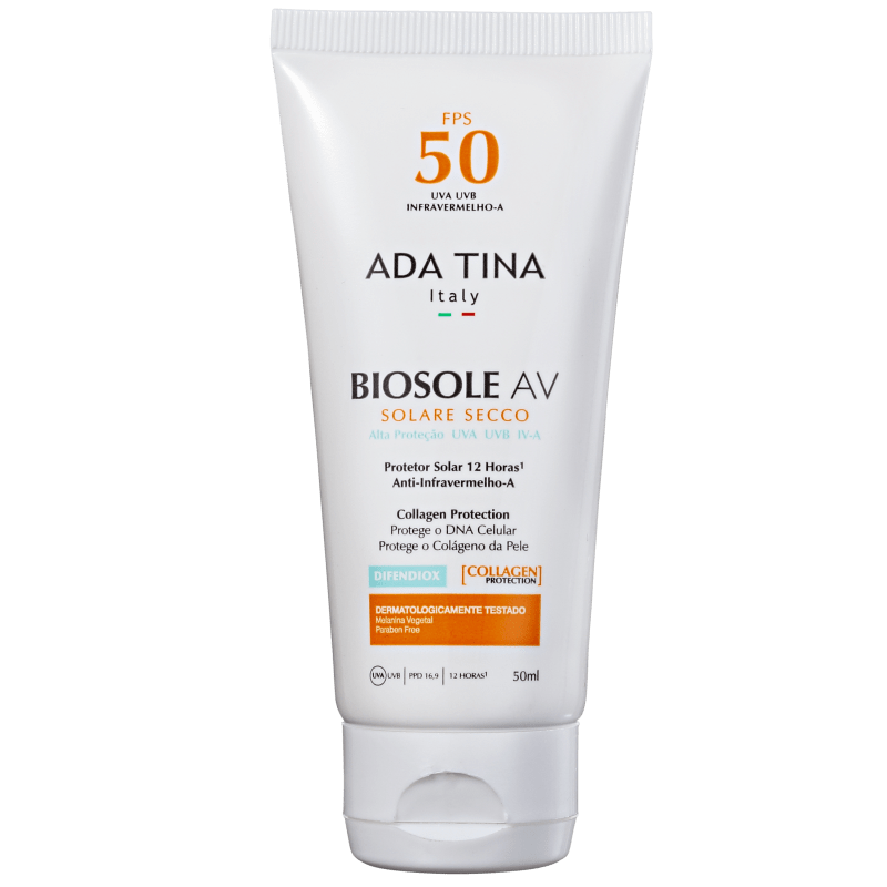 Ada Tina Biosole AV FPS 50 - Protetor Solar Facial 50g