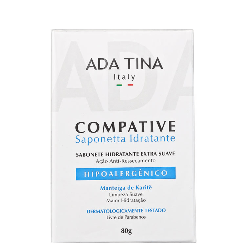 Ada Tina Compative Saponetta Idratante - Sabonete Hidratante 80g