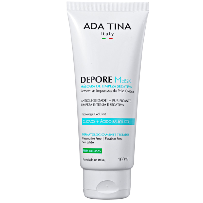 Ada Tina Depore Mask - Máscara de Limpeza Secativa 100ml
