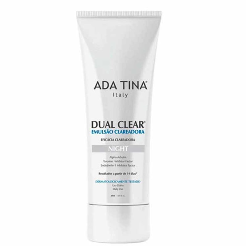 Ada Tina Dual Clear Night - Emulsão Clareadora de Manchas 30ml