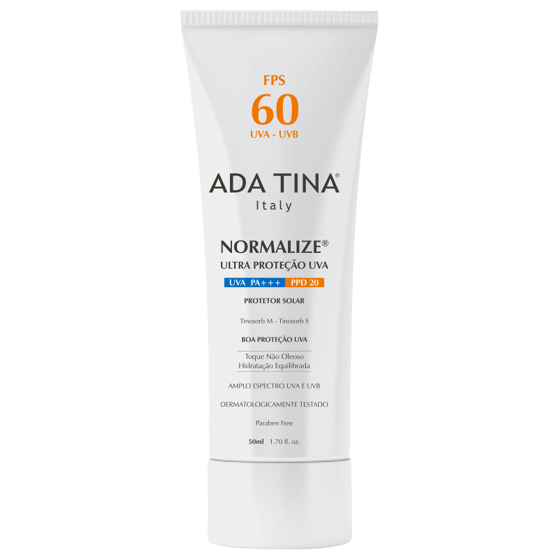 Ada Tina Normalize FPS 60 - Protetor Solar Facial 50ml