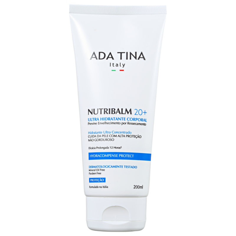 Ada Tina Nutribalm 20+ - Hidratante Corporal Anti-Idade 200ml