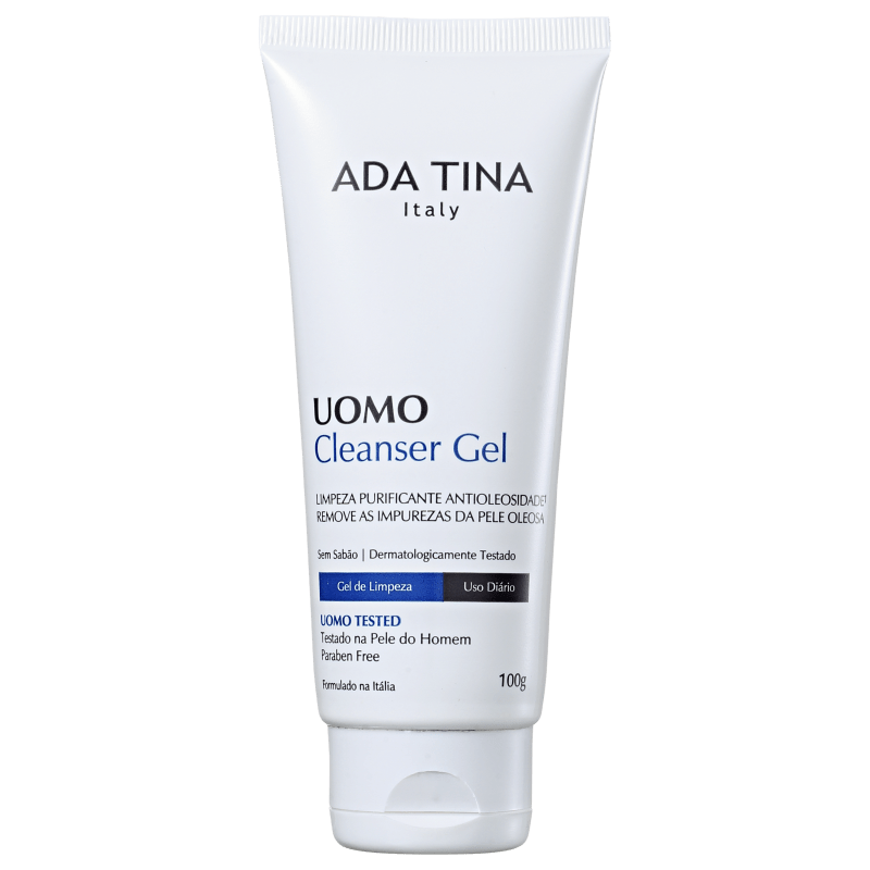 Ada Tina Uomo Cleanser - Gel de Limpeza Facial 100g