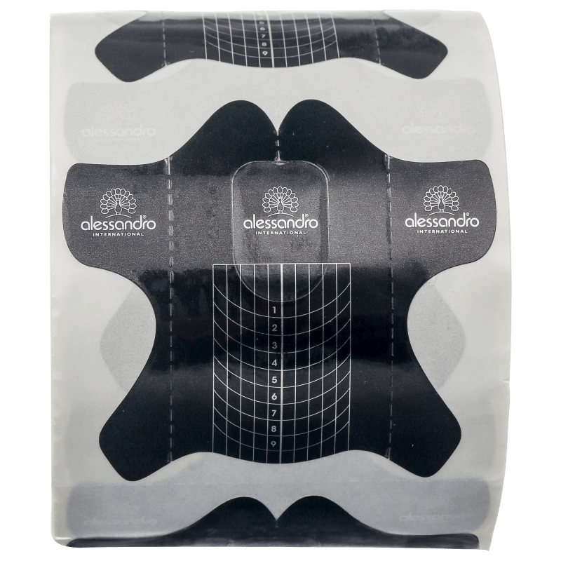 Alessandro International Butterfly Template Forms - Molde para Unha em Gel (500 unidades)