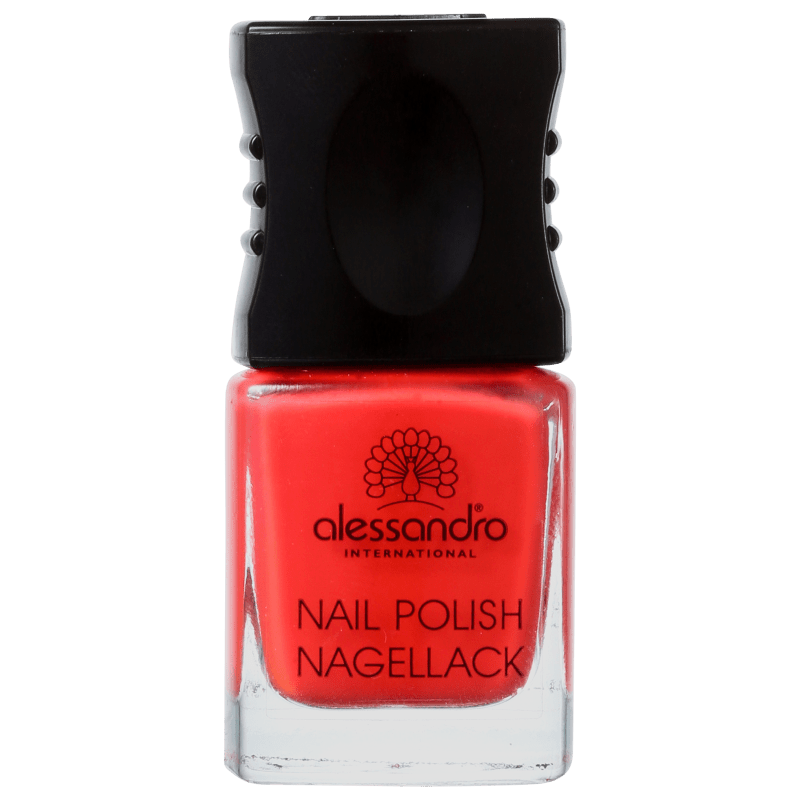 Alessandro International Nail Polish Orange Red - Esmalte Cremoso 10ml