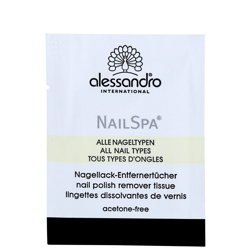 Alessandro International Nail Spa Lotus - Lenço Removedor de Esmalte