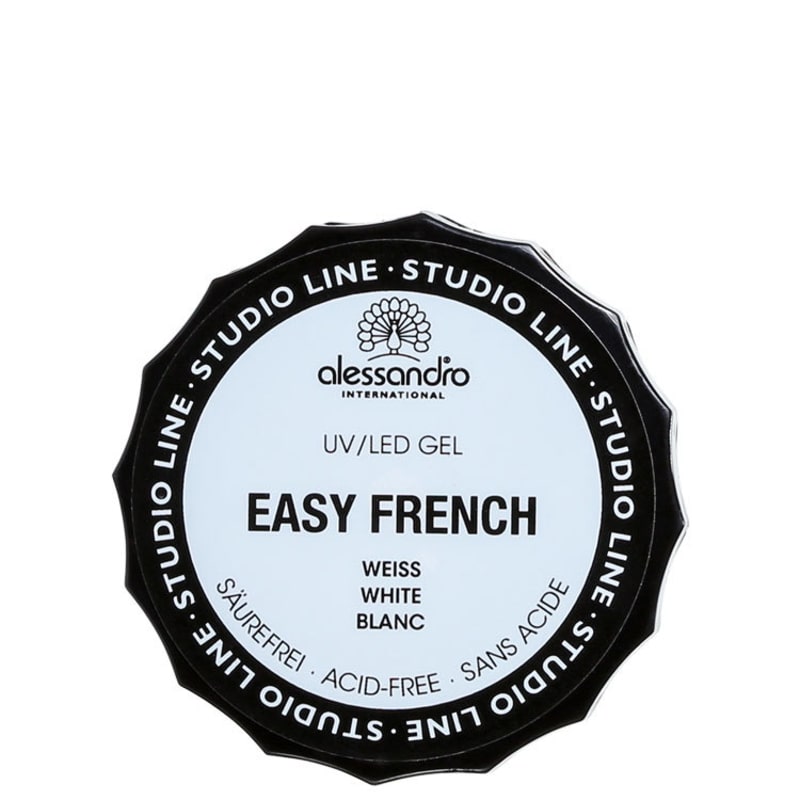 Alessandro International Milky White - Selante para Unha em Gel 15g