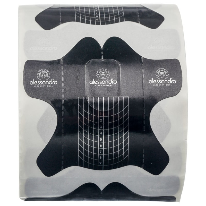 Alessandro International Butterfly Template Forms - Molde para Unha em Gel (500 unidades)