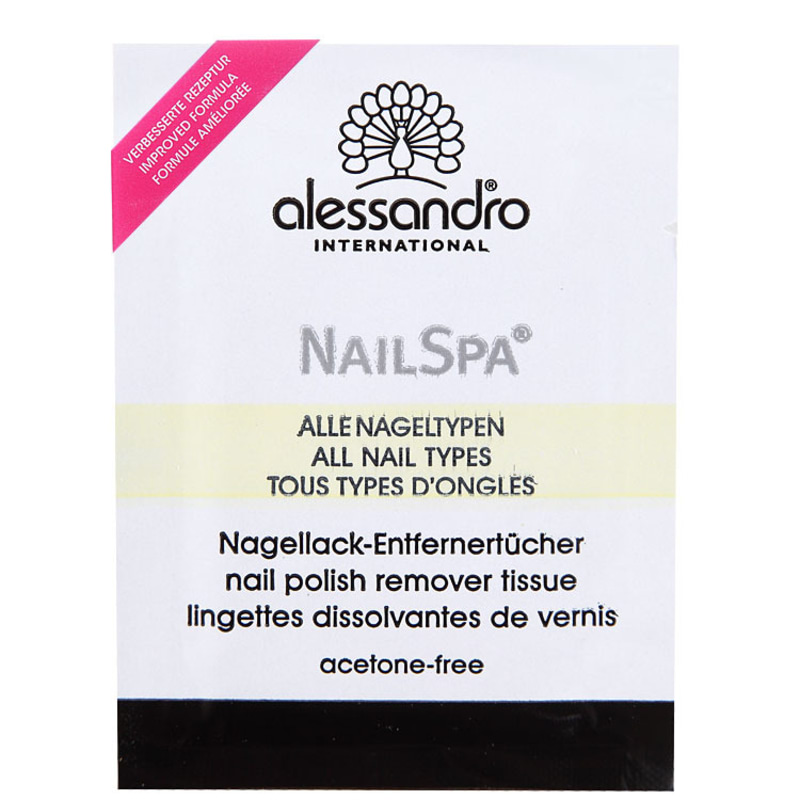 Alessandro International Nail Spa Lotus - Lenço Removedor de Esmalte