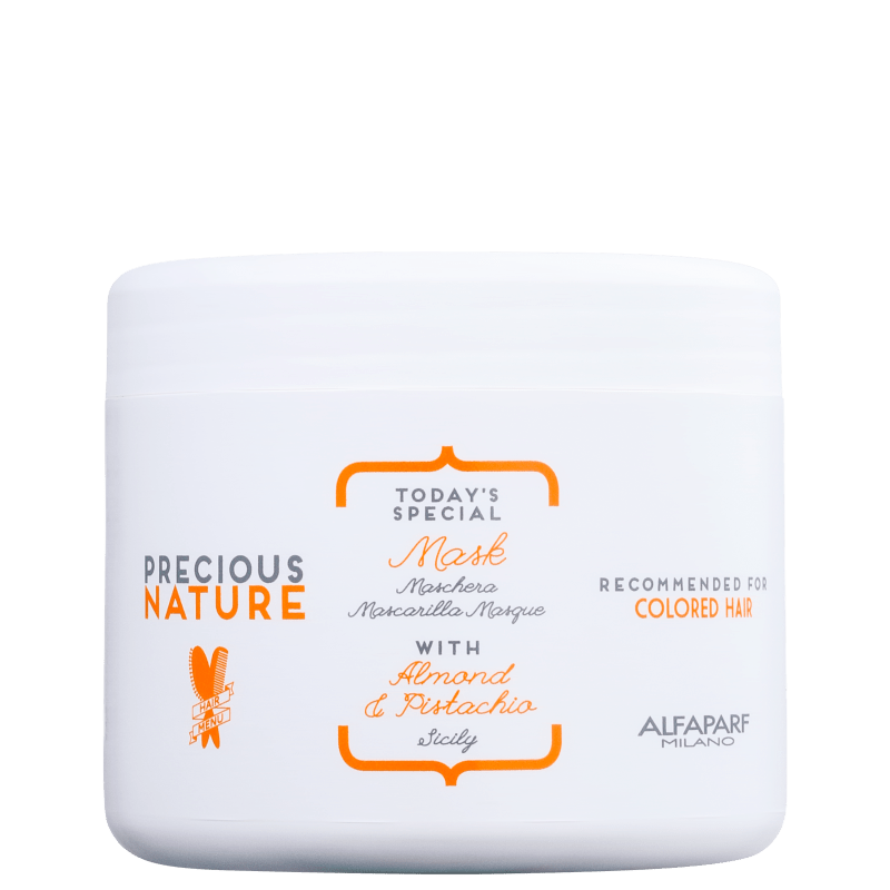 Alfaparf Precious Nature Almond & Pistachio Mask - Máscara de Tratamento 500ml