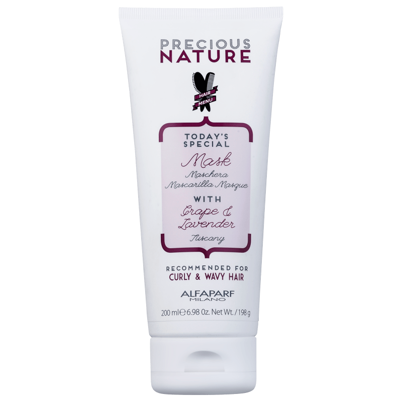 Alfaparf Precious Nature Grape & Lavender Mask - Máscara de Tratamento 200ml