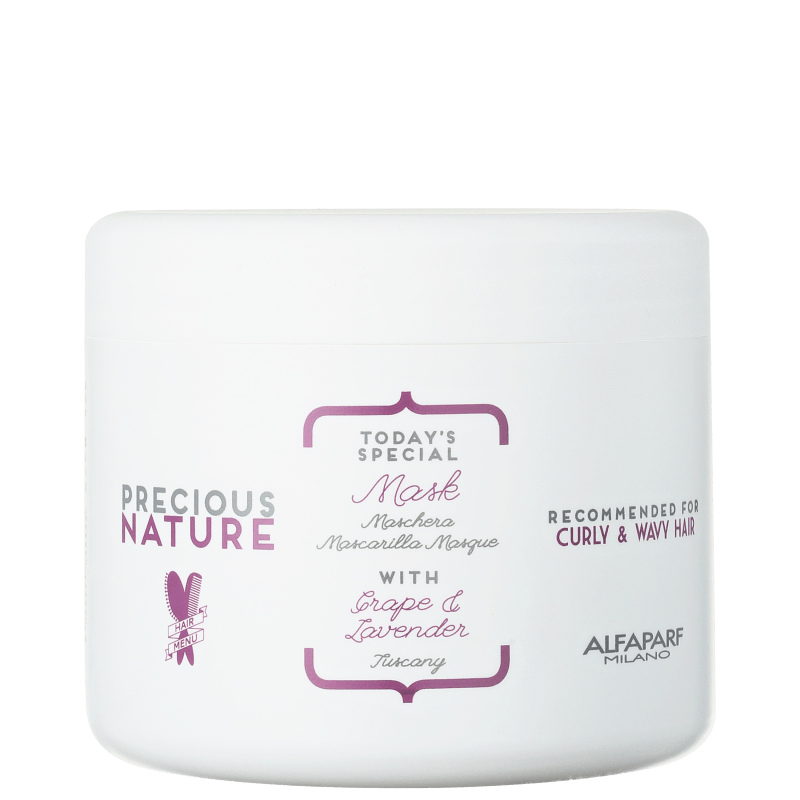 Alfaparf Precious Nature Grape & Lavender Mask - Máscara de Tratamento 500ml