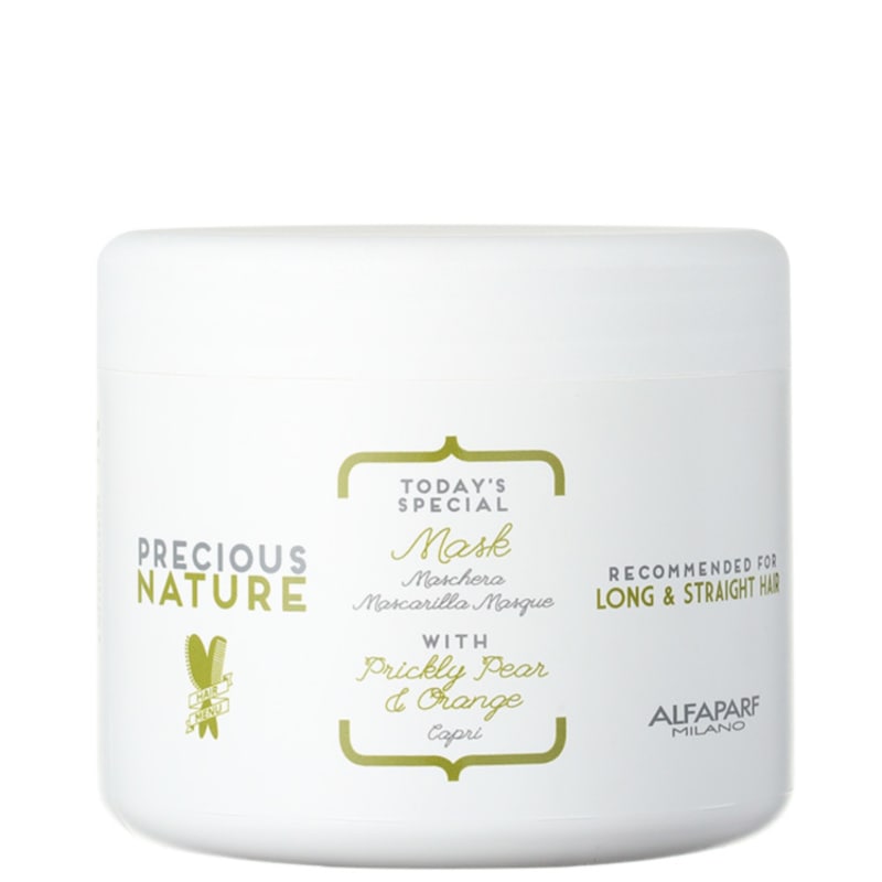 Alfaparf Precious Nature Prickly Pear & Orange Mask - Máscara de Tratamento 500ml