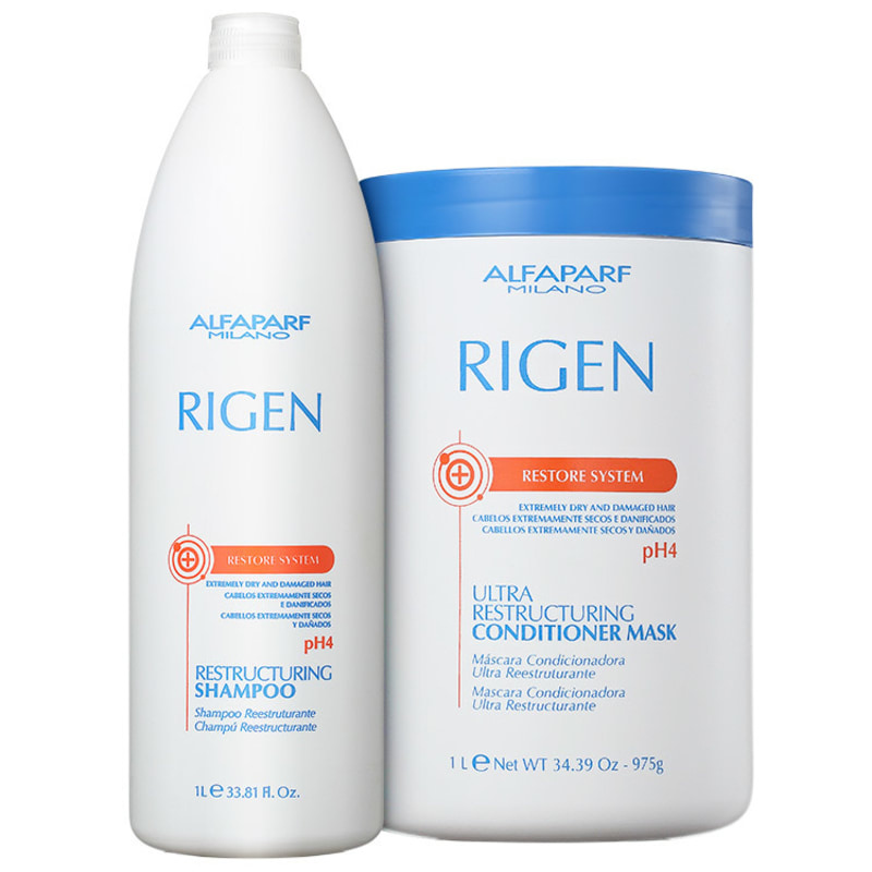 Alfaparf Rigen Restore System Salon Kit (2 Produtos)