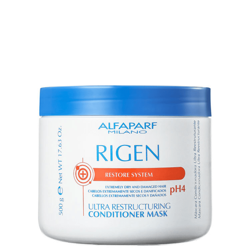 Alfaparf Rigen Restore System Ultra Restructuring Conditioner Mask - Máscara de Tratamento 500g