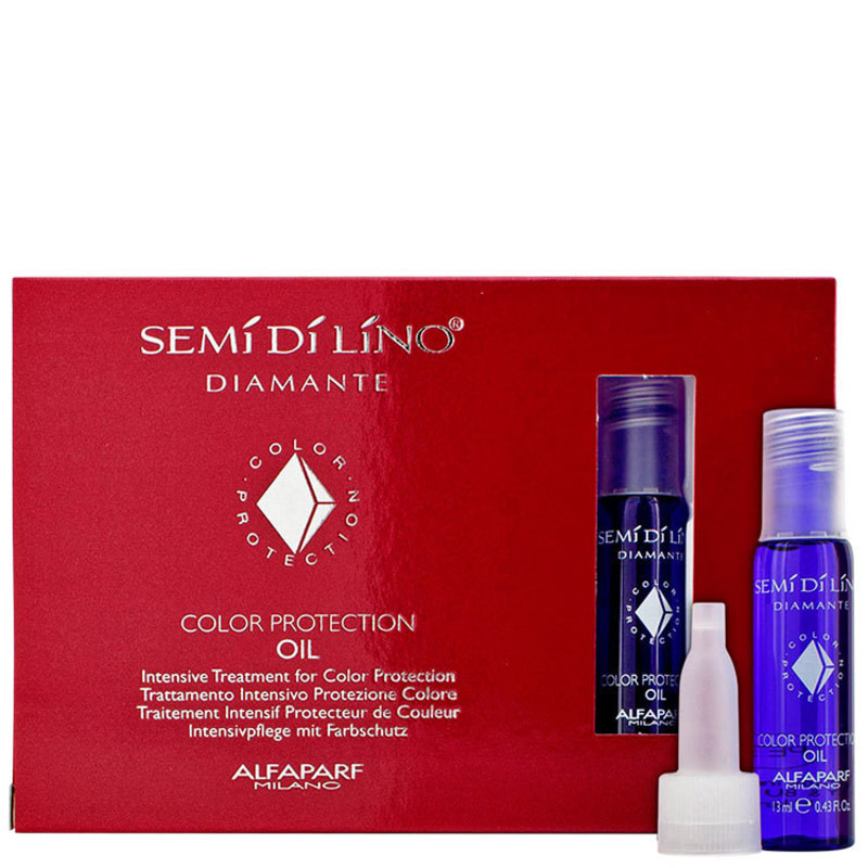 Alfaparf Semi di Lino Color Protection Oil - Ampola 6x13ml