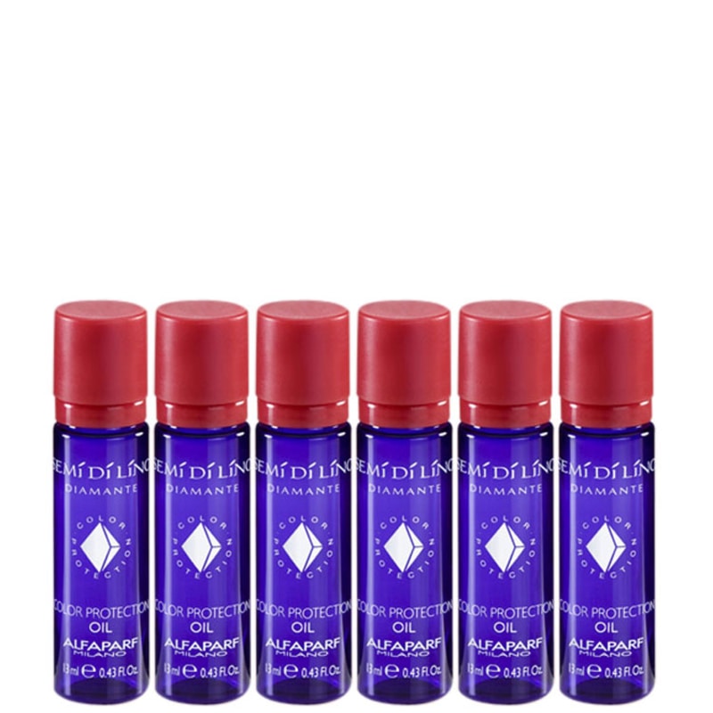Alfaparf Semi di Lino Diamante Color Protection Oil - Ampola 6x13ml