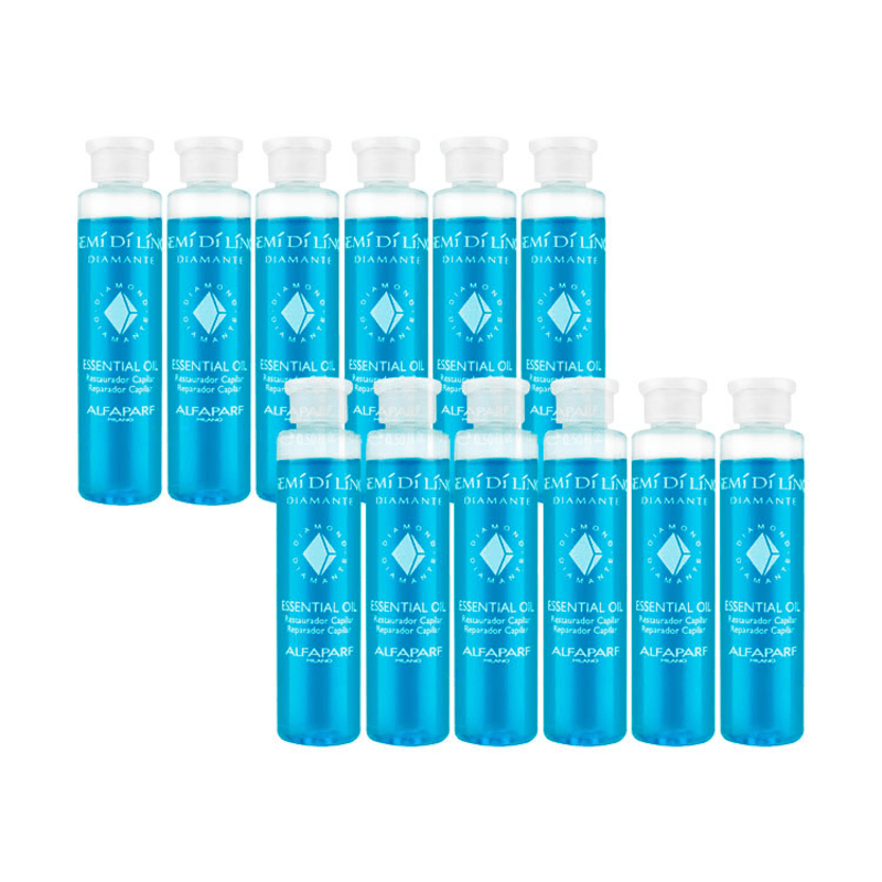Alfaparf Semi di Lino Diamante Essential Oil - Ampola de Tratamento 12x13ml