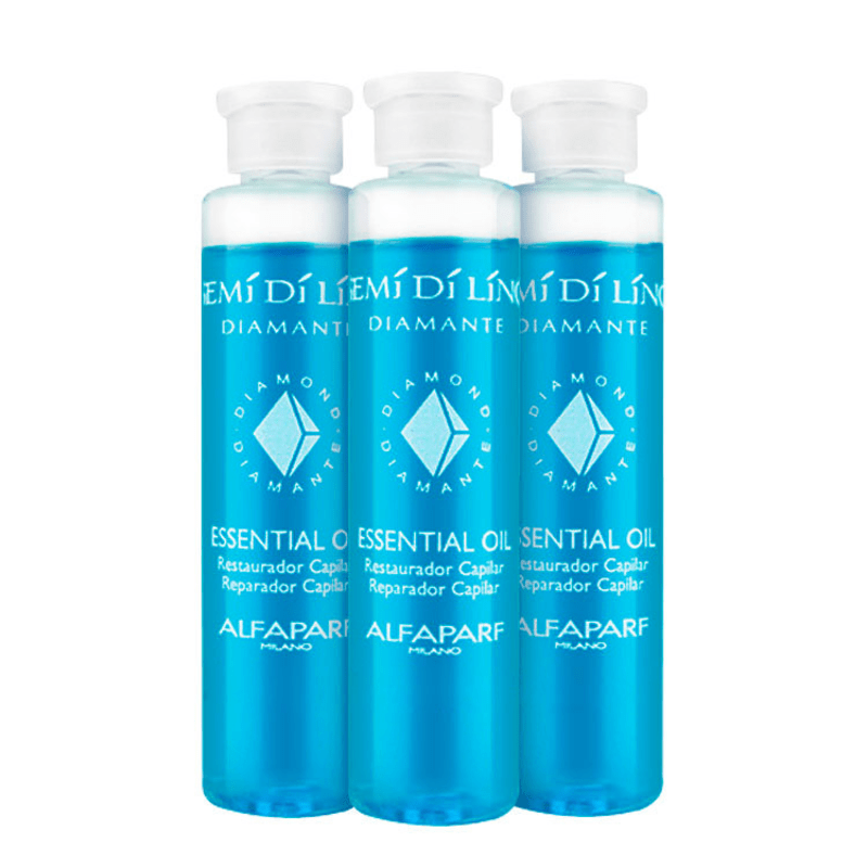 Alfaparf Semi di Lino Diamante Essential Oil - Ampola de Tratamento 3x13ml