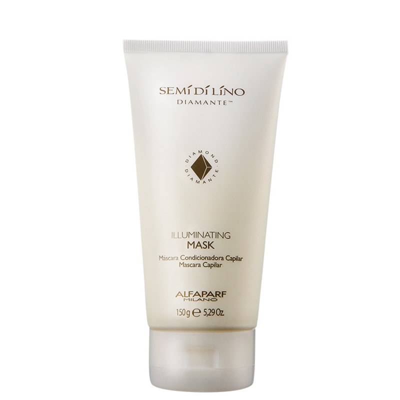 Alfaparf Semi di Lino Diamante Illuminating Mask - Máscara de Tratamento 150g
