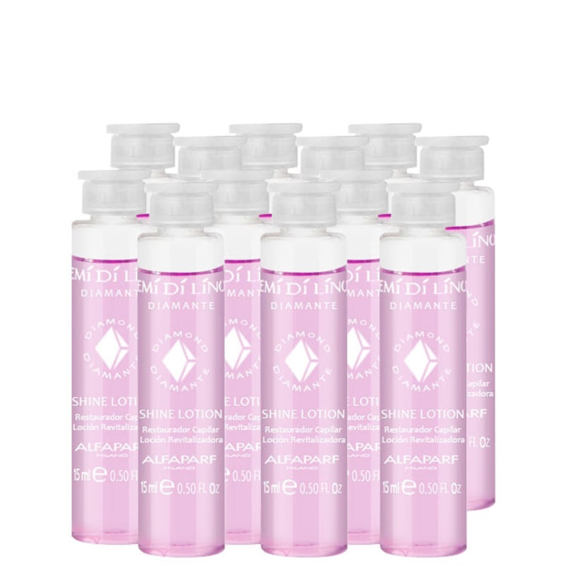 Alfaparf Semi di Lino Diamante Shine Lotion - Tratamento 12x15ml