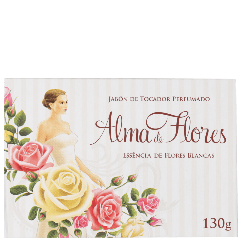 Alma de Flores Essência de Flores Brancas - Sabonete em Barra 130g