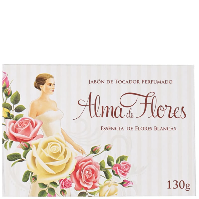 Alma de Flores Essência de Flores Brancas - Sabonete em Barra 130g