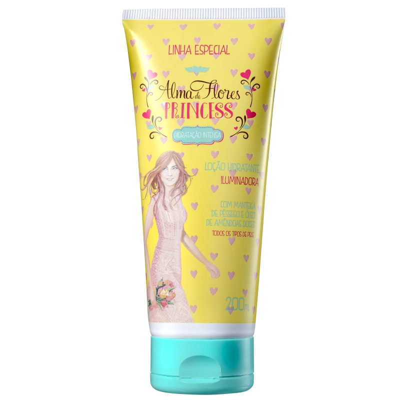 Alma de Flores Princess Iluminadora - Loção Hidratante Corporal 200ml