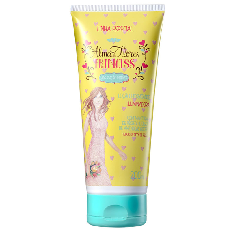 Alma de Flores Princess Iluminadora - Loção Hidratante Corporal 200ml