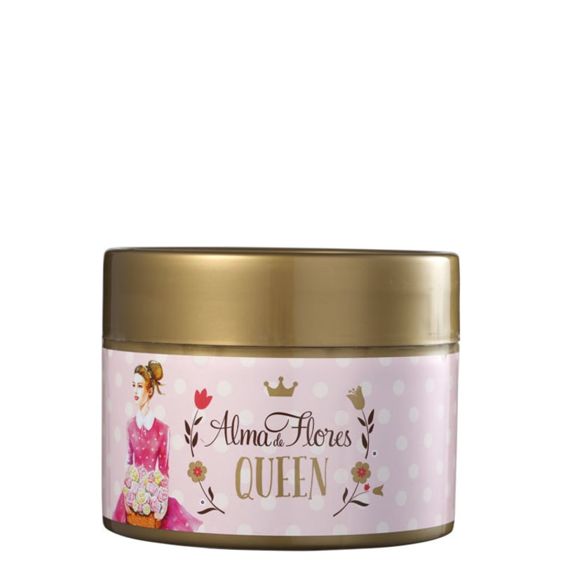 Alma de Flores Queen Talco Desodorante Perfumado Iluminador - Talco 100g