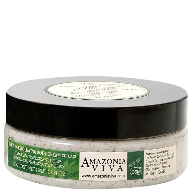 Amazonia Viva Energizing Exfolianting Body Cream Cupuaçu - Esfoliante 150ml