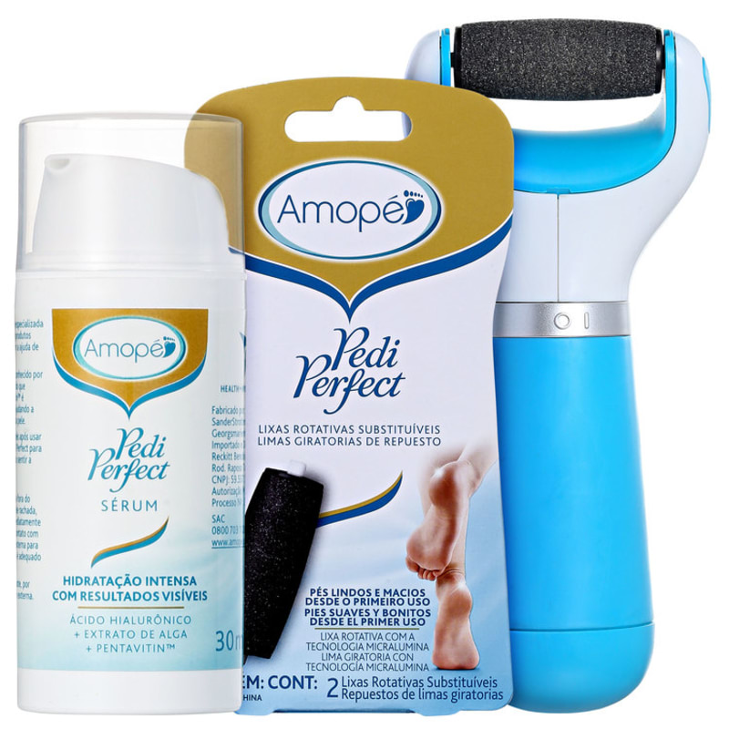 Kit Amopé Pedi Perfect Pés Lisinhos (3 produtos)