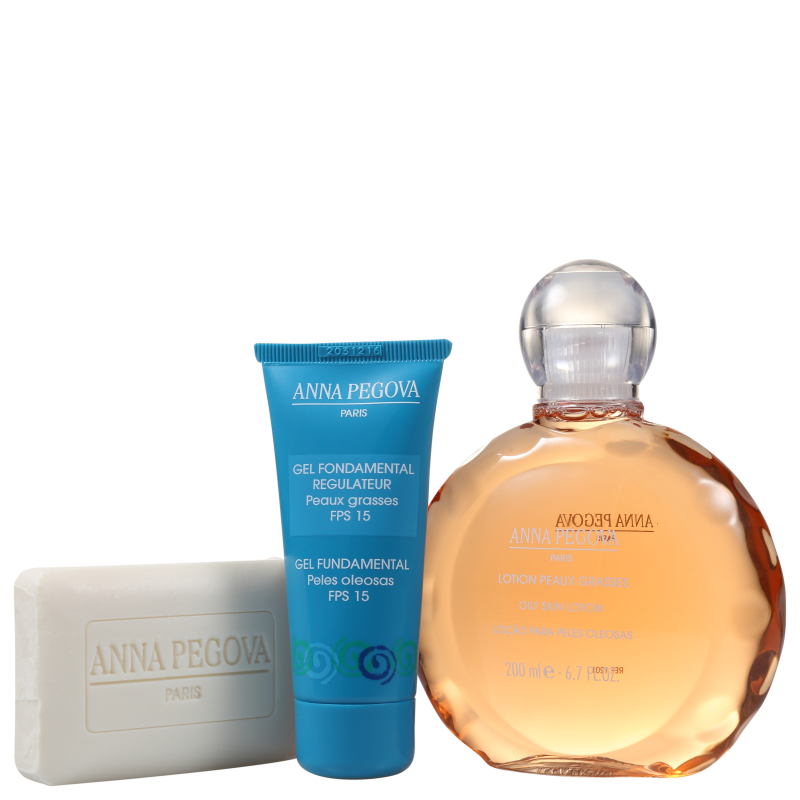 Kit Anna Pegova LTH Oil Control Para Peles Oleosas (3 Produtos)