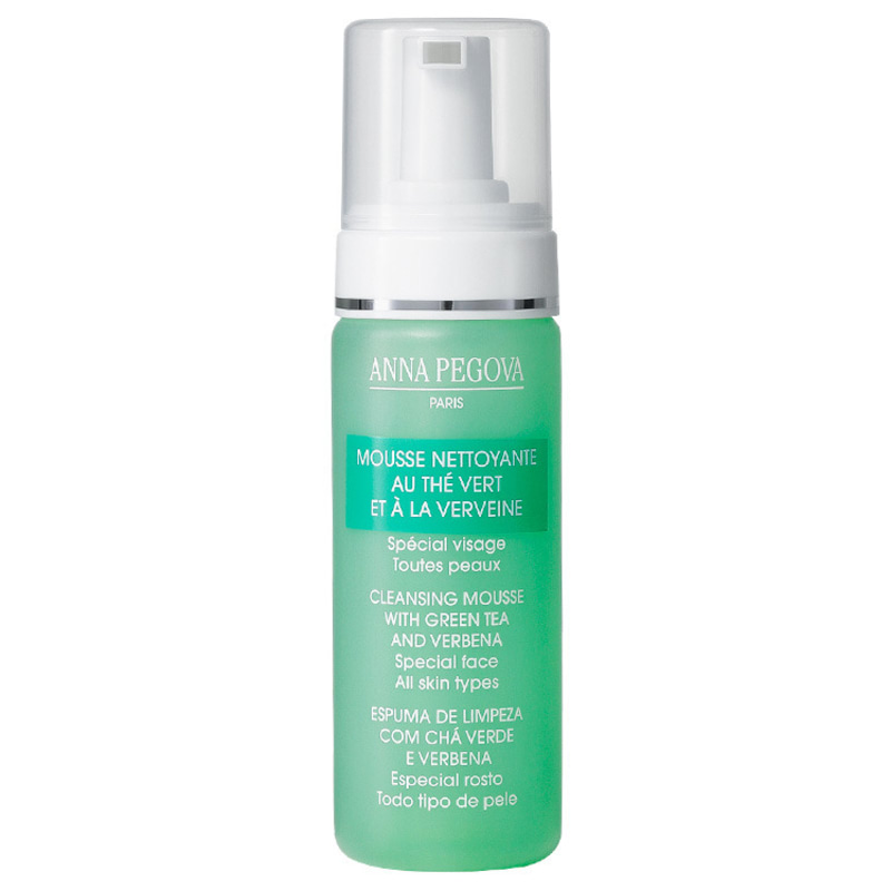 Anna Pegova Mousse Nettoyante Au Thé Vert Et À La Verveine - Espuma de Limpeza 175ml