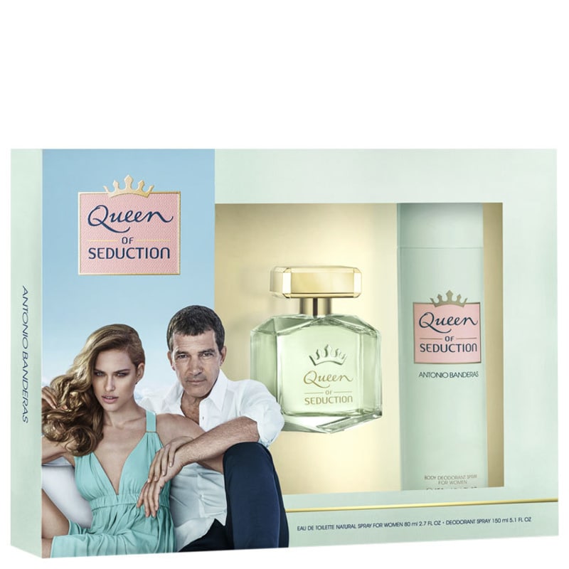 Conjunto Queen of Seduction Antonio Banderas Feminino - Eau de Toilette 80ml + Desodorante 150ml
