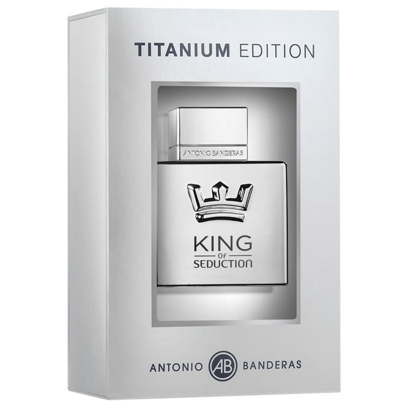 King of Seduction Titanium Edition Antonio Banderas Eau de Toilette - Perfume Masculino 100ml