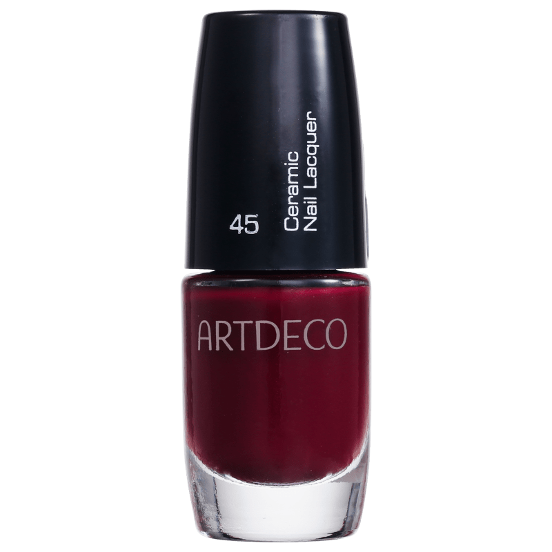 Artdeco Ceramic Nail Lacquer 45 Sinuous Claret - Esmalte Cremoso 6ml