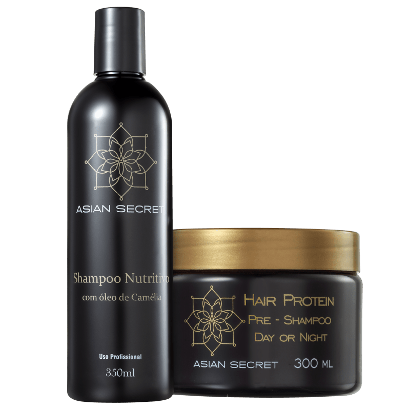 Asian Secret Protein Pre-Shampoo Nutritivo Kit (2 Produtos)