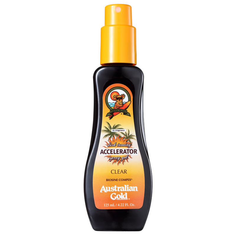 Australian Gold Accelerator Dark Tanning Spray Gel Clear - Spray Bronzeador 125ml